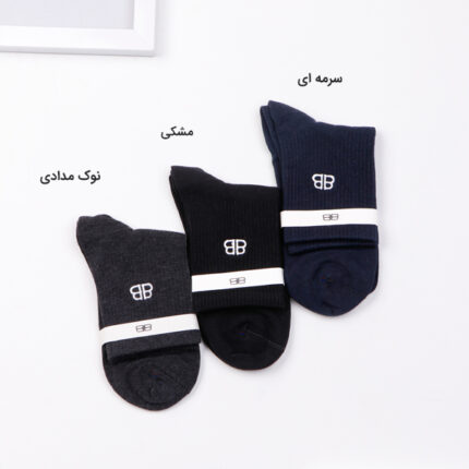 جوراب نیم ساق نخی بالنسیاگا BB کد 5012