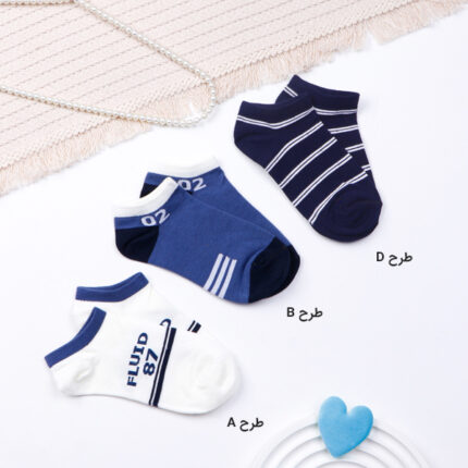 جوراب مچی زنانه نخی فنسی fancy کد 18