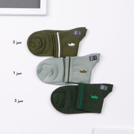 جوراب نیم ساق نخی پلو POLO کد 5008