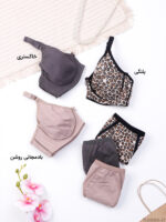 ست شورت و سوتین پرسی فنردار نخی شادی Shadi کد 69