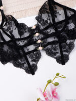 ست بند جوراب و شورت و سوتین سه تیکه فنردار توری Bereta برتا کد 4080NS