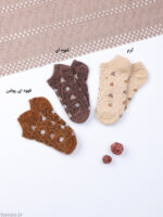 جوراب مچی زنانه پشمی فنسی Fancy کد 25