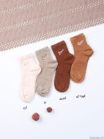 جوراب نیم ساق زنانه نخی نایک nike کد 5017