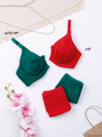 ست شورت و سوتین پرسی فنردار نخی شادی Shadi کد 69