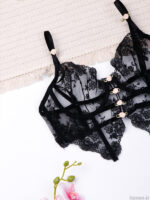 ست بند جوراب و شورت و سوتین سه تیکه فنردار توری Bereta برتا کد 4080NS