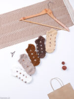 جوراب مچی زنانه پشمی فنسی Fancy کد 25