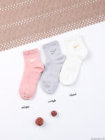 جوراب نیم ساق زنانه نخی نایک nike کد 5017