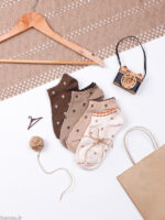 جوراب مچی زنانه نخی فنسی fancy کد 10