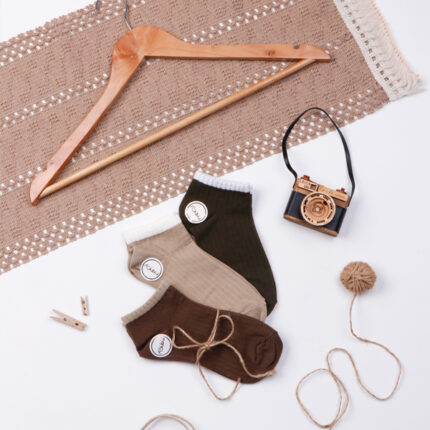 جوراب مچی زنانه نخی فنسی fancy کد 16