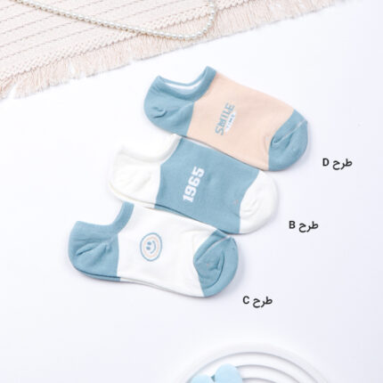 جوراب مچی زنانه نخی فنسی fancy کد 13