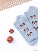 جوراب مچی فنسی زنانه پشمی کد 24