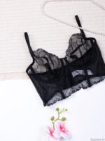 ست شورت و سوتین نیمه بلند فنردار توری Bereta برتا کد 1031NI