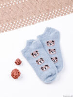 جوراب مچی فنسی زنانه پشمی کد 24