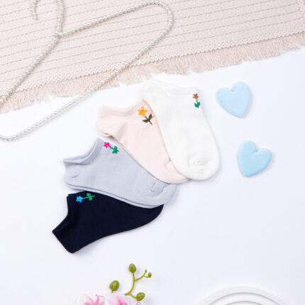 جوراب مچی زنانه نخی فنسی FANCY کد 1020