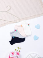 جوراب مچی زنانه نخی فنسی FANCY کد 1023