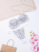 ست شورت و سوتین کاپدار گیپور فنردار میسا Misa کد 9055