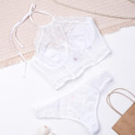 ست شورت و سوتین نیمه بلند فنردار توری Bereta برتا کد 1041W