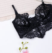 ست شورت و سوتین نیمه بلند فنردار توری Bereta برتا کد 2511RM