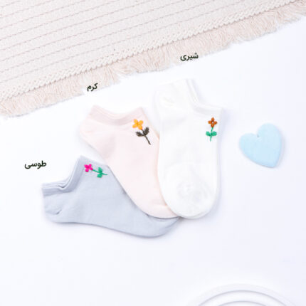 جوراب مچی زنانه نخی فنسی FANCY کد 1021