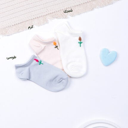 جوراب مچی زنانه نخی فنسی FANCY کد 1024