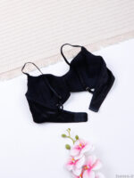 ست شورت و سوتین کاپدار نخی کبریتی فنردار میسا Misa کد 9045