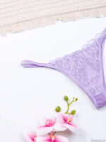 ست شورت و سوتین توری فنردار TRT تیریتی کد 1615