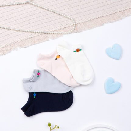 جوراب مچی زنانه نخی فنسی FANCY کد 1022