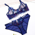 ست شورت و سوتین توری فنردار TRT تیریتی کد 1379