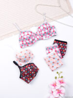 ست شورت و سوتین کاپدار نخی فنردار آنیت Anit کد 20251