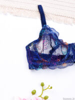 ست شورت و سوتین توری فنردار TRT تیریتی کد 1379