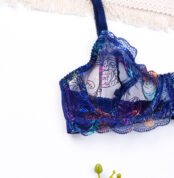 ست شورت و سوتین توری فنردار TRT تیریتی کد 1379