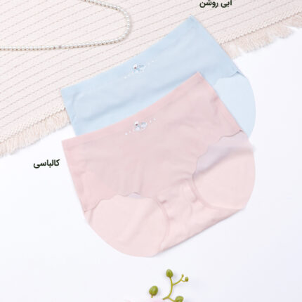 شورت زنانه لیزری فاق بلند کد 5590