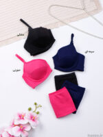 ست شورت و سوتین کاپدار نخی فنردار آنیت Anit کد 20252