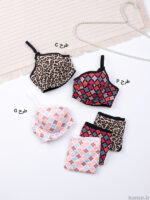 ست شورت و سوتین کاپدار نخی فنردار آنیت Anit کد 20251