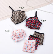 ست شورت و سوتین کاپدار نخی فنردار آنیت Anit کد 20251