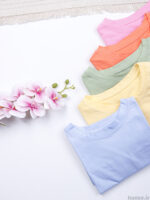 تیشرت بیسیک نخی کد 2554